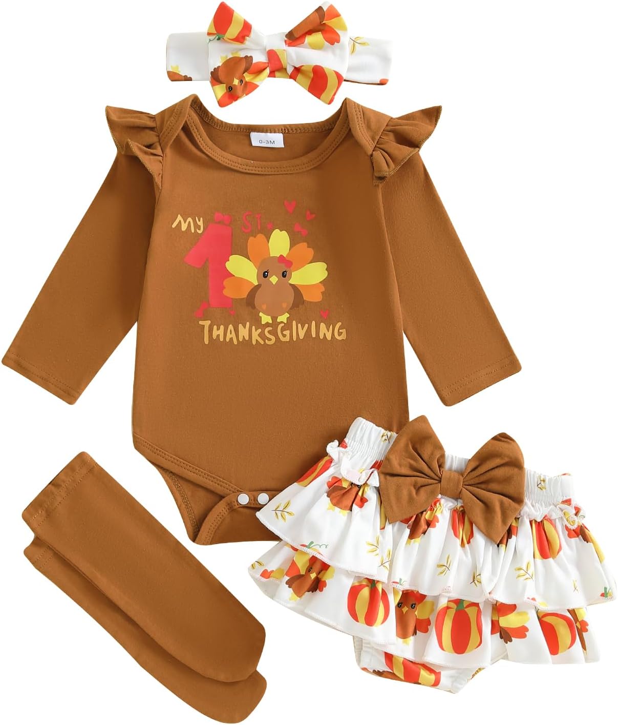 BeQeuewll Newborn Baby Girl Mardi Gras Outfit 1st Letter Long Sleeve Romper+Tutu Skirts+Leg Warmers+Headband 4Pcs Clothes BeQeuewll Newborn Baby Girl Mardi Gras Outfit 1st Letter Long Sleeve Romper+Tutu Skirts+Leg Warmers+Headband 4Pcs Clothes