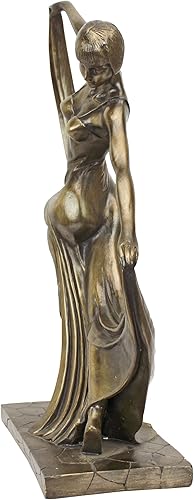 Miniatura 5 de Design Toscano EU2156 Amante de la danza Art Deco Estatua, bronce