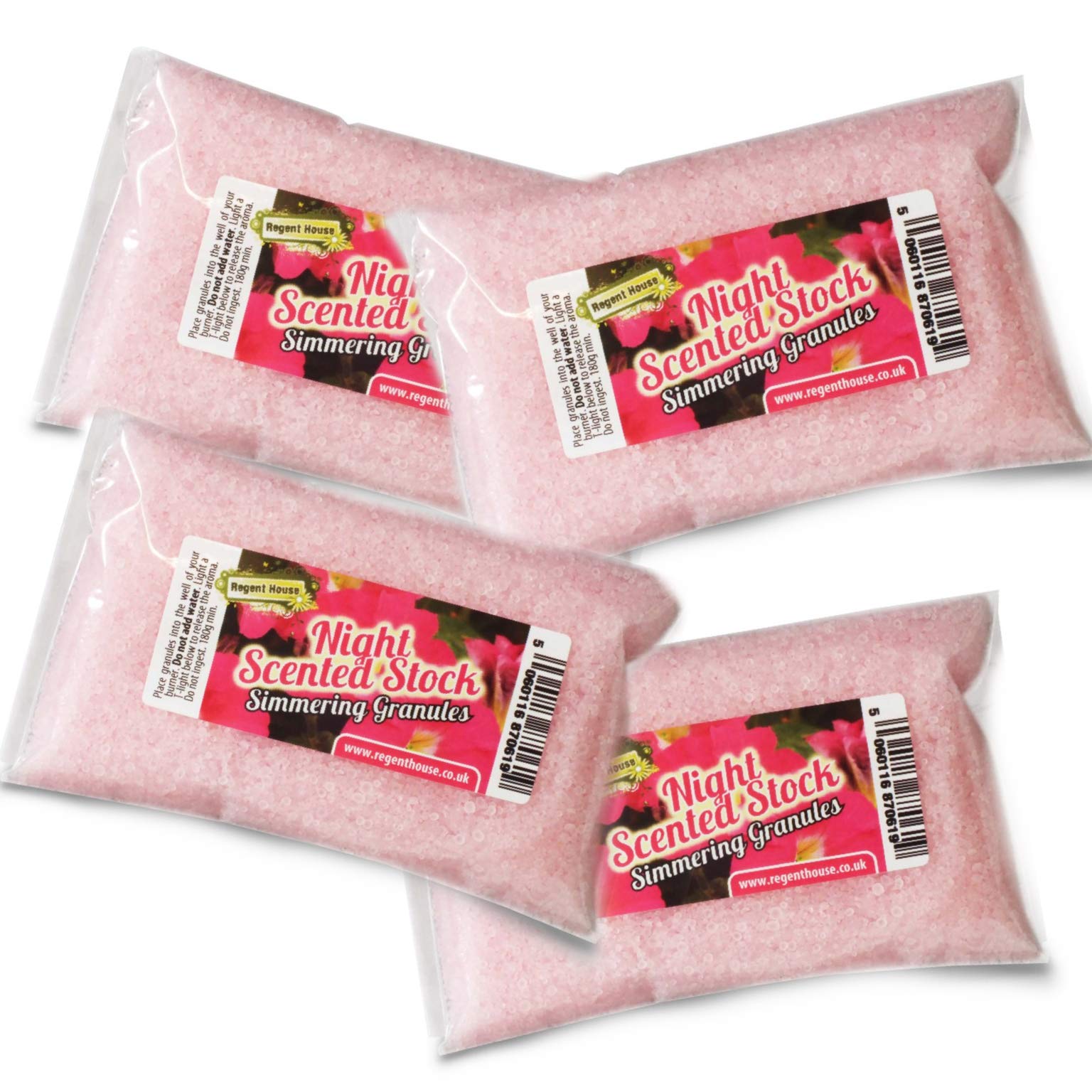 Regent House Night Scented Stock Simmering Granules (4 Packs) (Night Scented Stock)