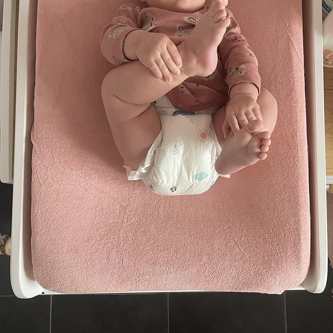 babyCalin Copri Materasso Fasciatoio Rosa 50 X 70 cm