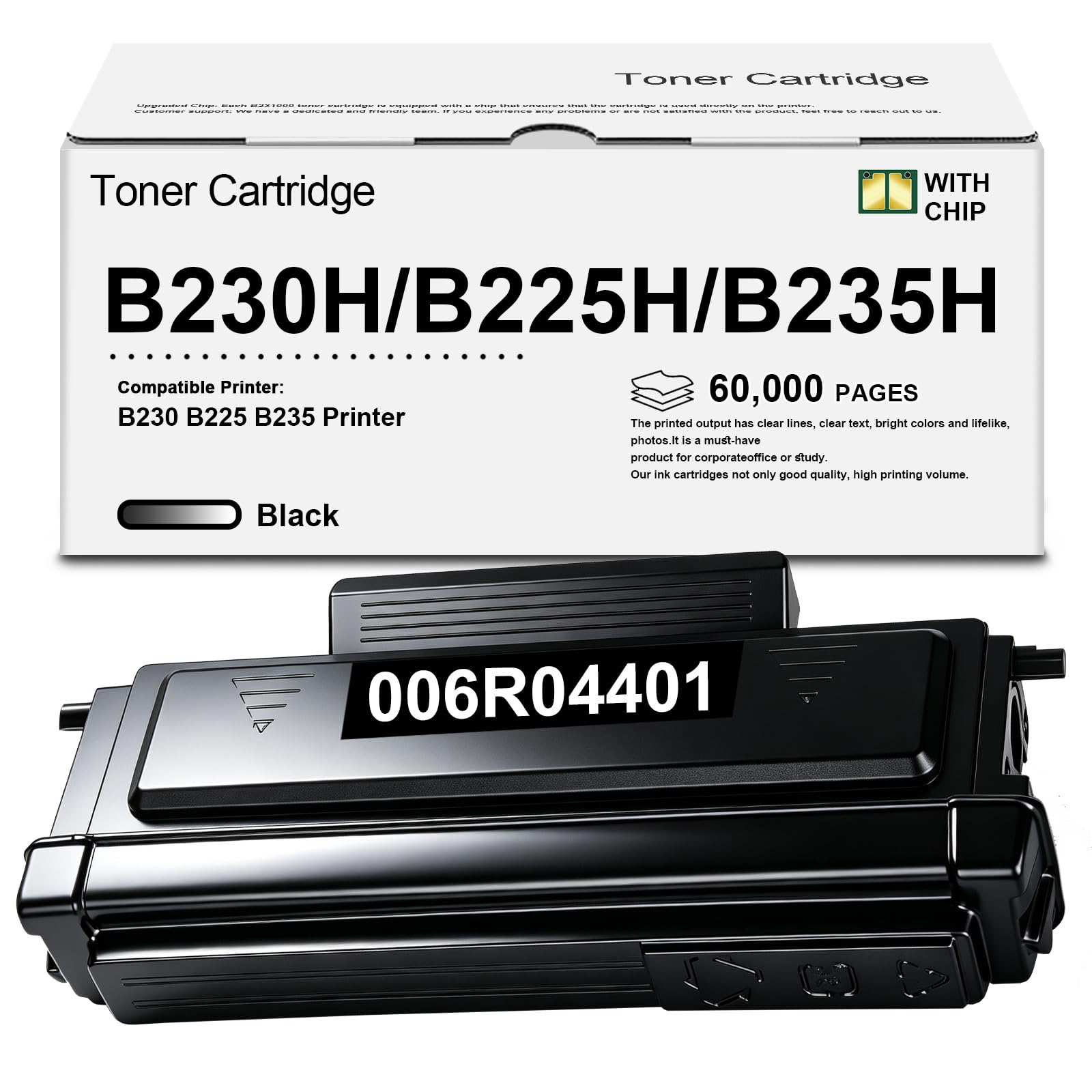 High Yield B230 B225 B235 Toner Cartridges 1 Pack (with Chip)