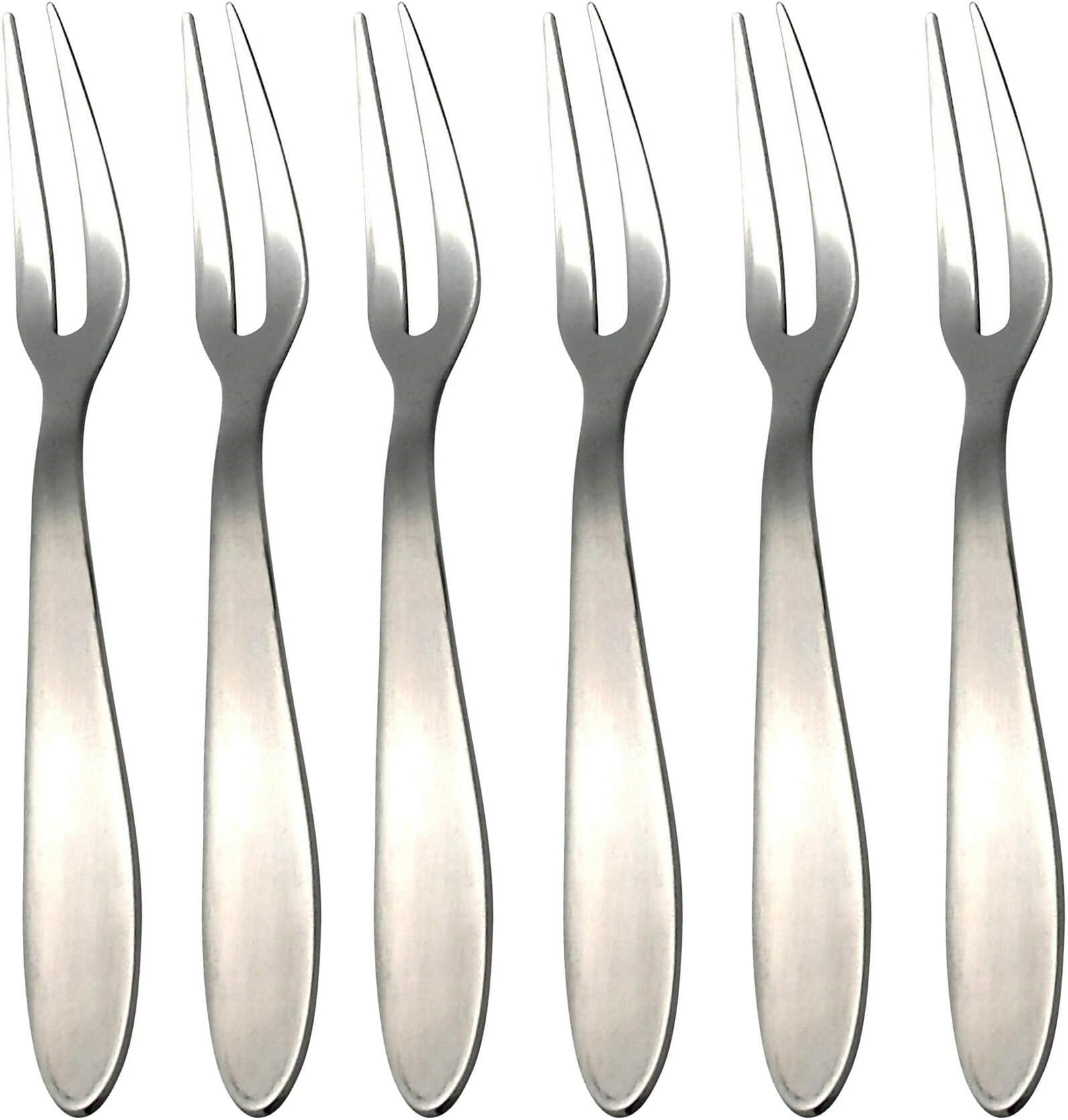 Zerodeko Lot De 10 Fourchettes à Escargots Et Apéritif En Acier Inoxydable - Petites Fourchettes Élégantes