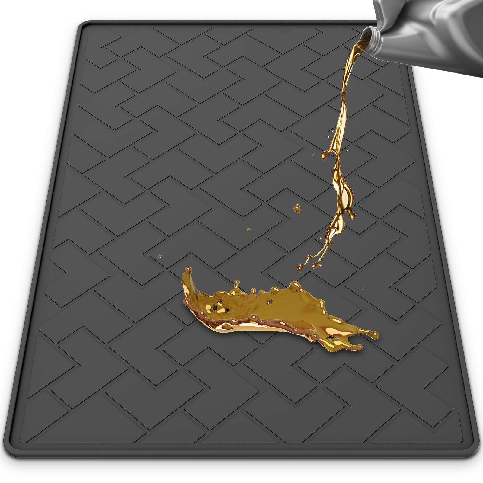 beenxmyy Heavy Duty TPE Oil Spill Mat (60' x 37')