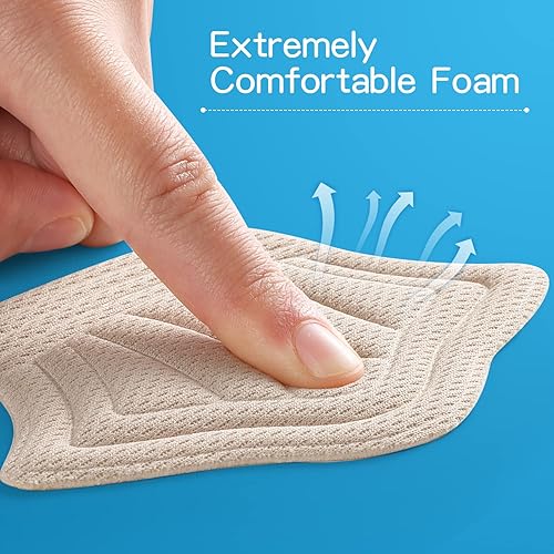 Miniatura 4 de Insertos de cojín trasero del talón, beige (4pcs-beige+4pcs-beige-B)