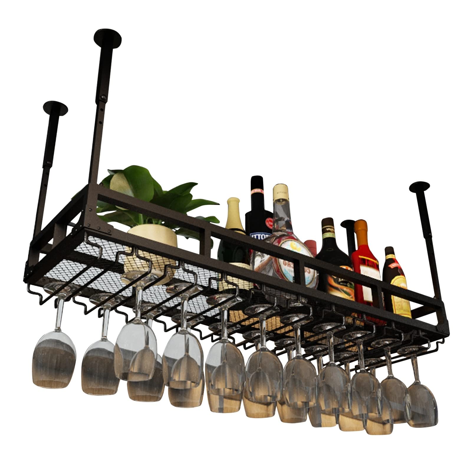 Casier à vin réglable pour libérer l'espace de votre plan de travail de cuisine
