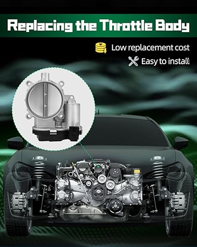 Miniatura 4 de SCITOO Cuerpo del acelerador S20414 Acelerador automotriz apto para Ram 1500 2500 3500 4000 5.7l 2013-2017, para Ram 2500 3500 4500 5500 6.4l