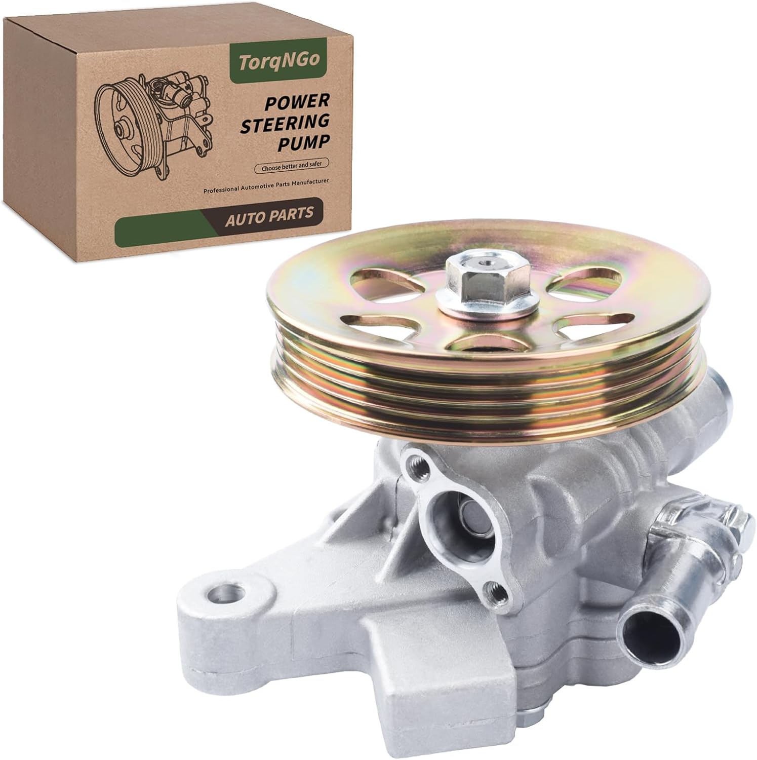 21-5066 Power Steering Pump with Pulley Compatible with Honda Civic L4 1.6L 1996 1997 1998 1999 2000, Honda CR-V L4 2.0L 1997 to 2001, Acura EL L4 1.6L 1997 to 2000 Replace # 56110P2A003