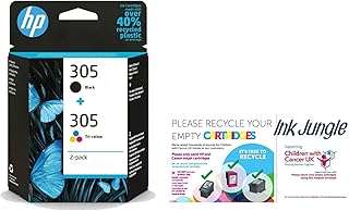 HP 305 Black & Colour Ink Cartridge For HP ENVY 6010 6010e 6020 6020e 6022 6022e 6030 6030e 6032 6032e 6420e 6430e 6432e P...