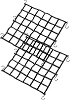 Vista 9 de Red de carga elástica de servicio más pesado para caja de camioneta pickup - 4' x 6' se estira hasta 8' x 12' - Malla elástica de látex pequeña