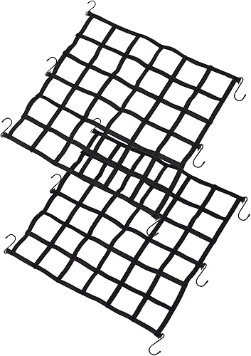 Miniatura 9 de Red de carga elástica de servicio más pesado para caja de camioneta pickup - 4' x 6' se estira hasta 8' x 12' - Malla elástica de látex pequeña