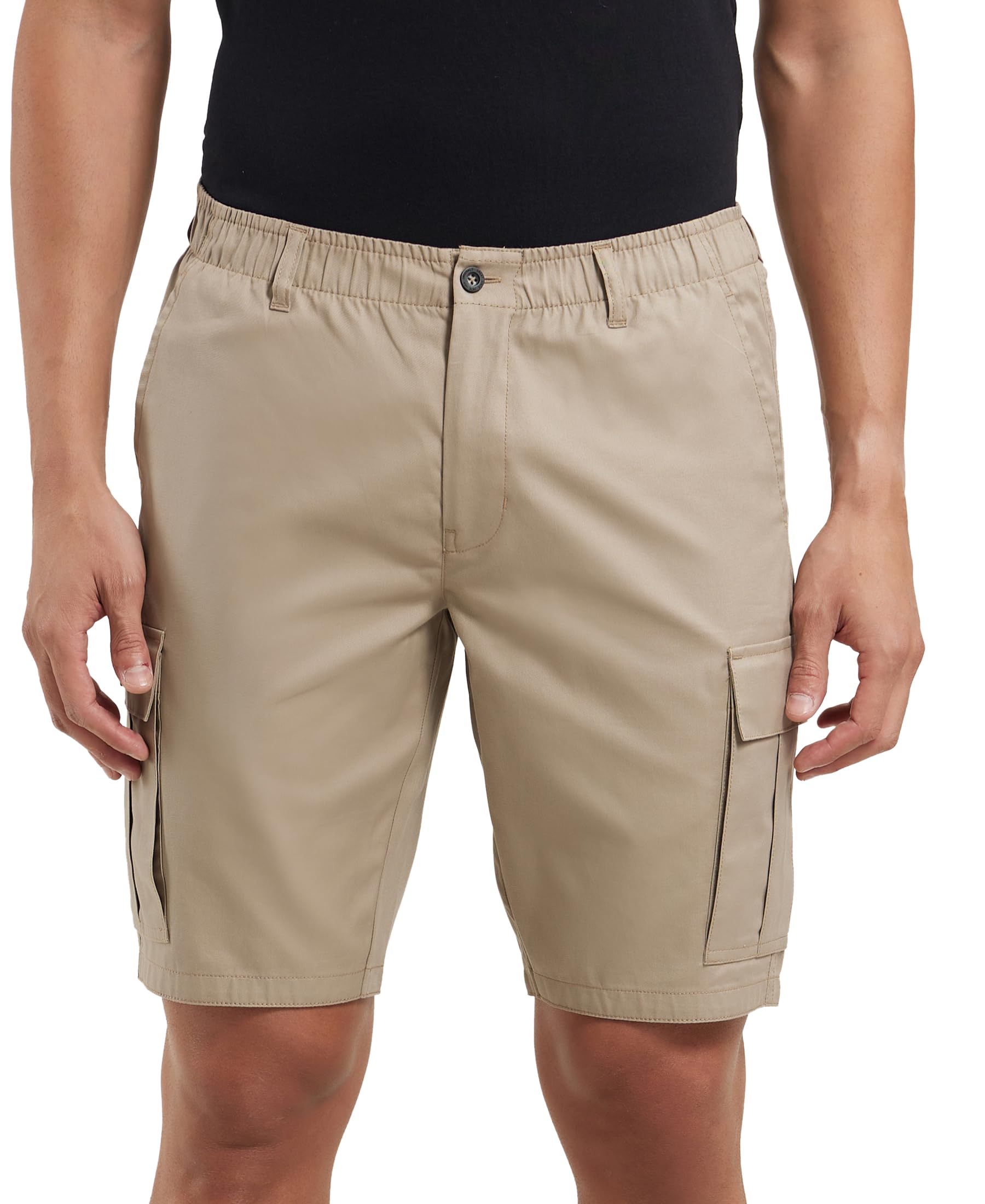 jockey UM17 Men's Super Combed Mercerised Cotton Woven Straight Fit Cargo Shorts-picture-51