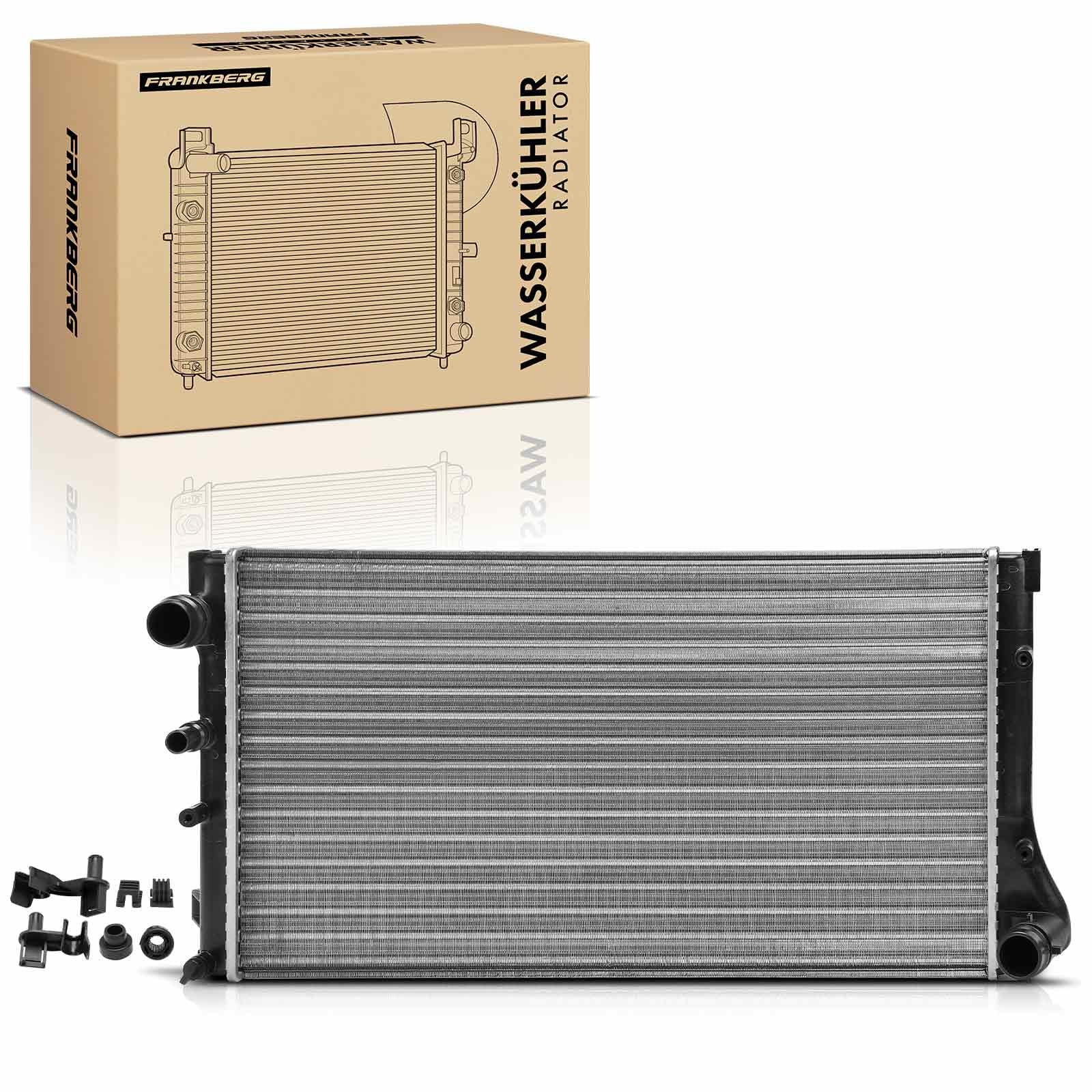 Frankberg Radiatore di Raffreddamento ad Acqua Compatibile con 169 1.2 169 1.1 169 1.2 4x4 Furgone/Compatto 169 1.2 BiPower Furgone/Compatto 169 1.1 Replace# 51759806,46798743