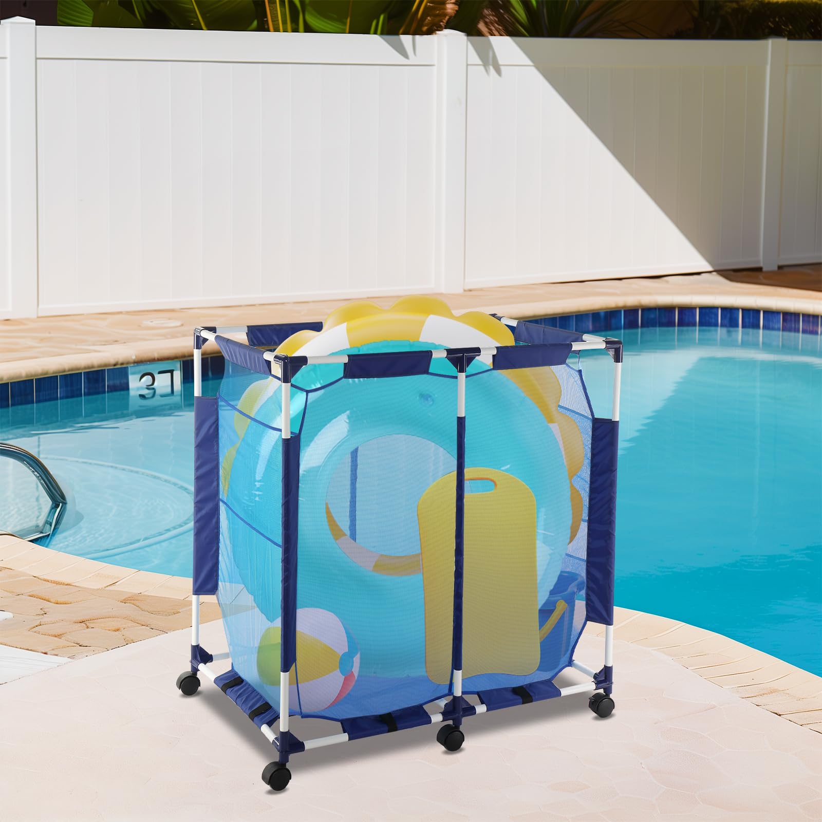 Panier Au Bord De La Piscine, Stockage Du Support De Jouets
