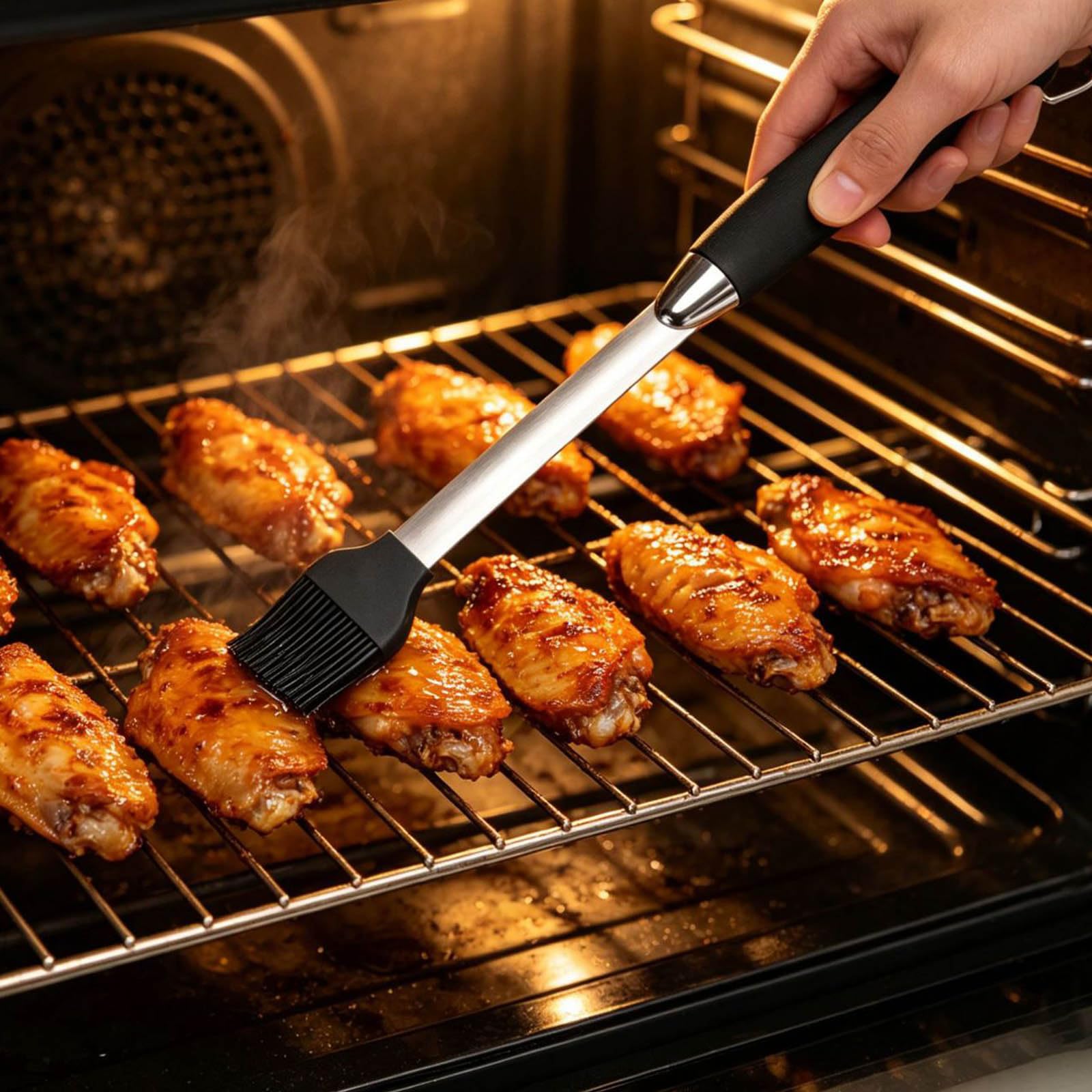 PANGBOER Herramienta de parrilla de acero inoxidable de grado profesional para acampar y fiestas, utensilios de barbacoa al aire libre, juego de accesorios para barbacoa