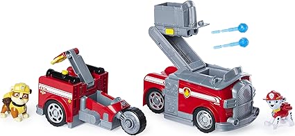 paw patrol transforming fire engine