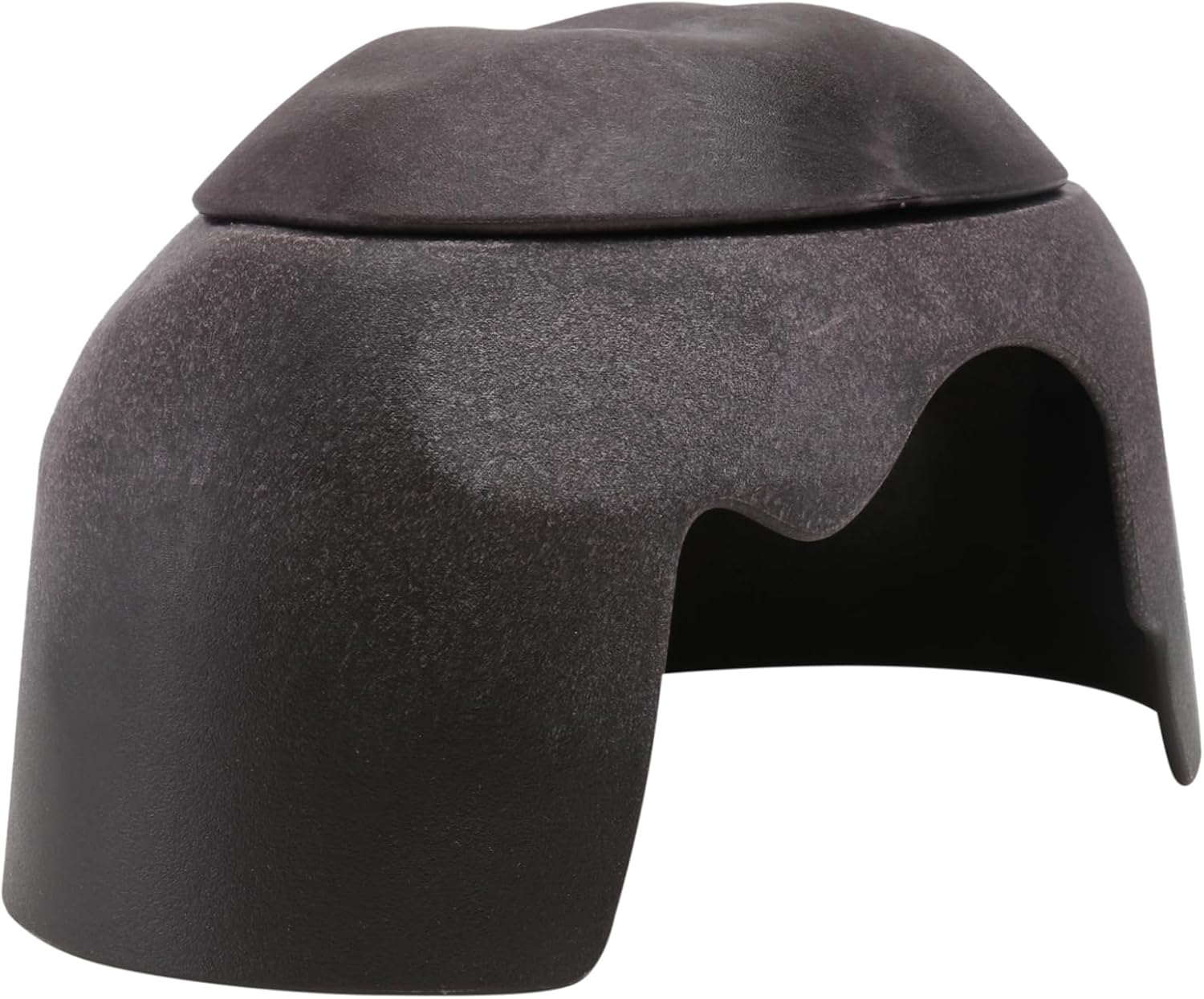 Levemolo 1PC Turtle Refuge Cave with Ceramic Basin Humidification Shelter for Reptiles Tortoises and Spiders Durable Landscaping Hideout for Animals S