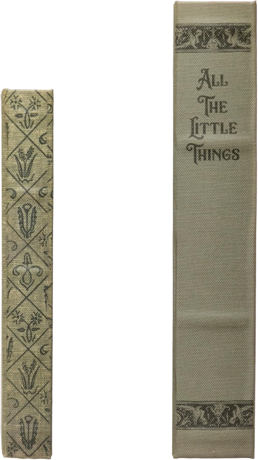 MDF & Canvas Book Storage Boxes, Set of 2 All The Little Things