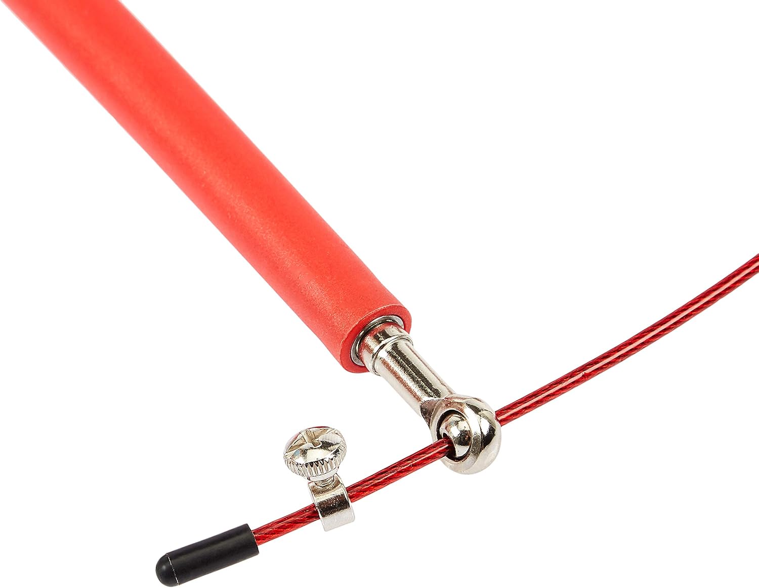 Amazon Basics Plastic Speed Jump Rope, Red