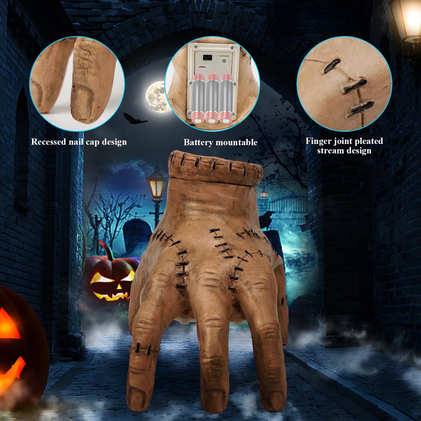 Amazon.co.jp: Syongzida Wednesday Addams Family Thing Hand