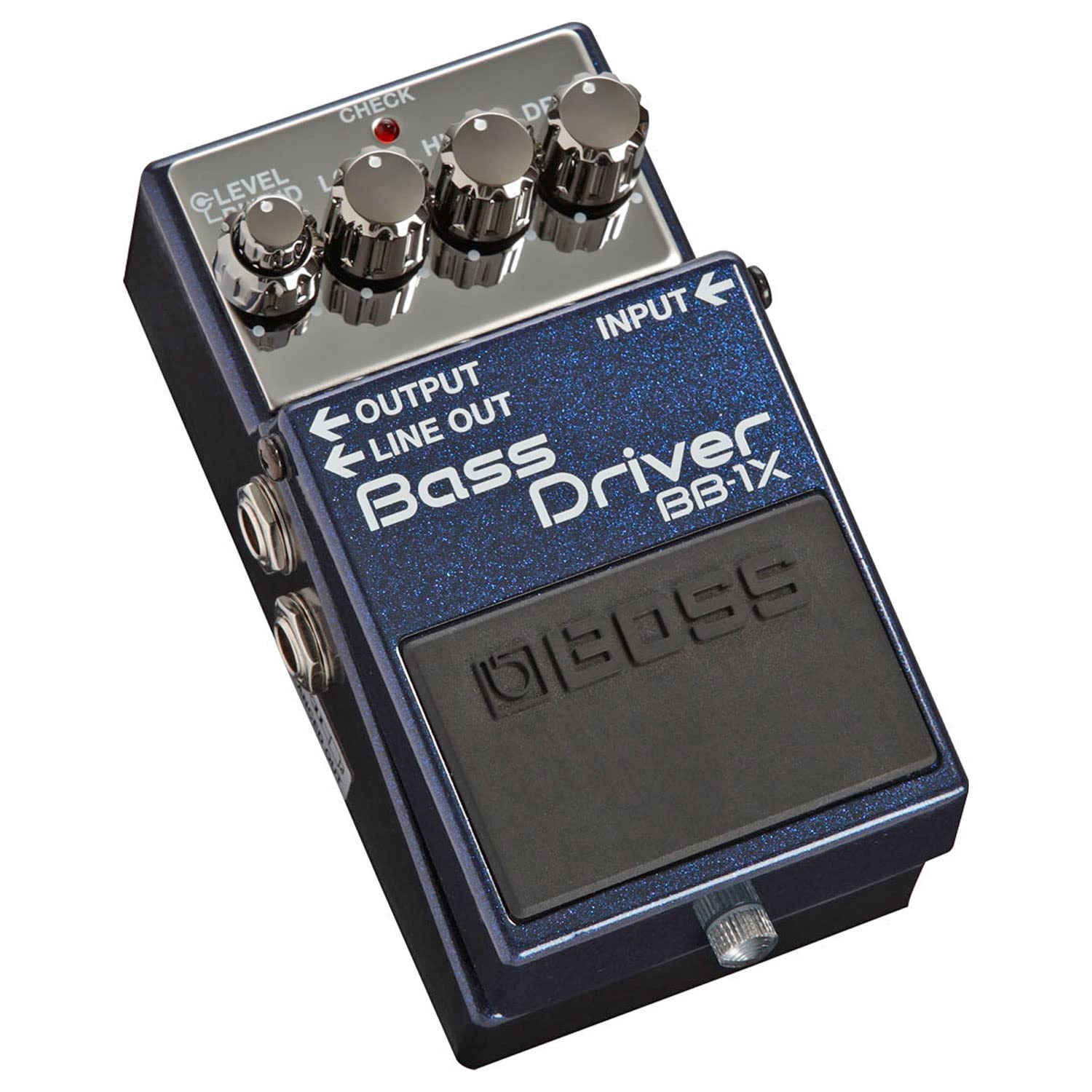 Boss BB-1X Bass Driver Overdrive Effektgerät Pedal mit DI-Box Funktion + keepdrum Netzteil
