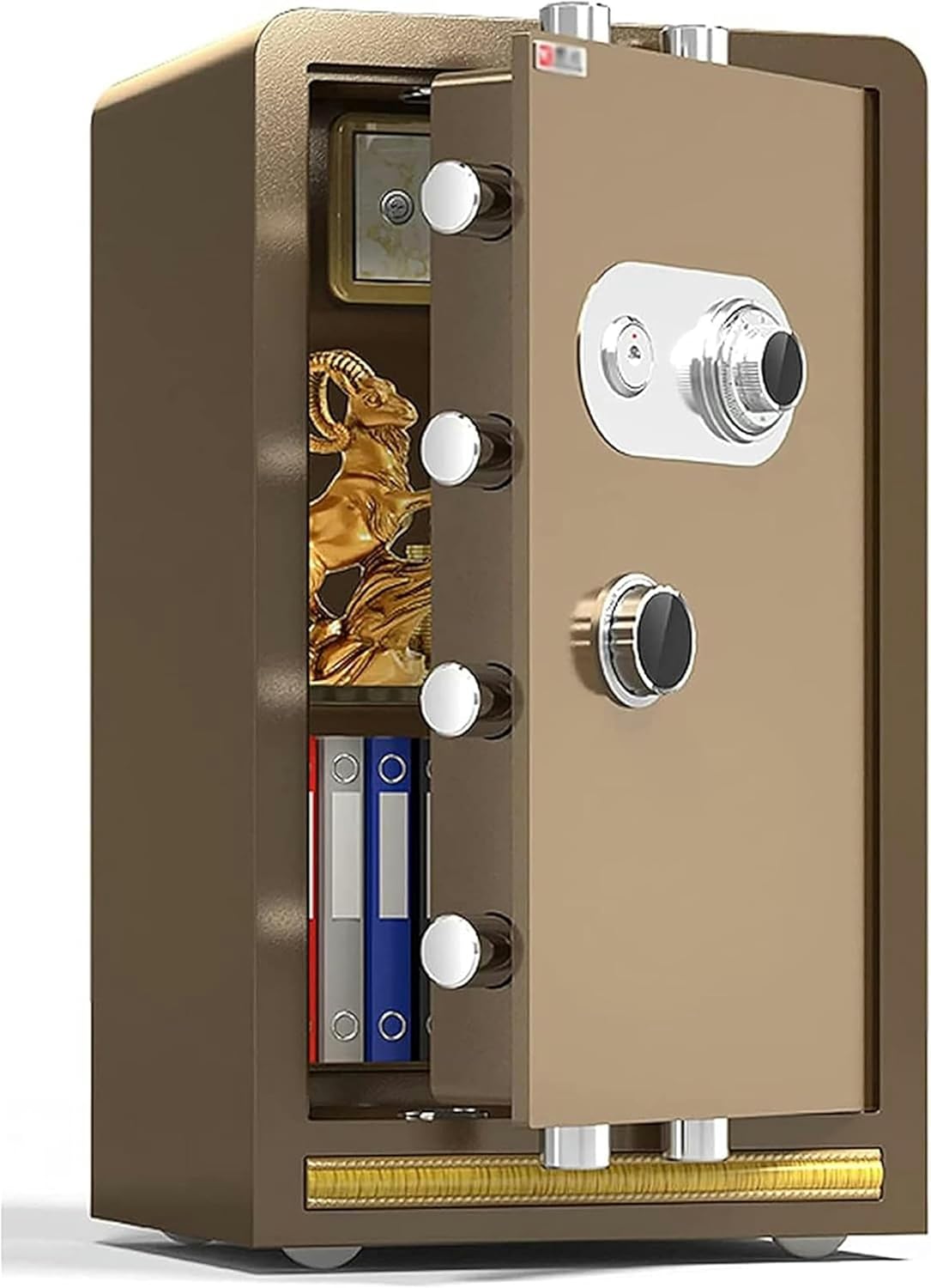 AMNOOL Tresore Robust Steel Safe, Refractory Anti-Theft Password Lock Safety Cabinet, Large Storage Box, Cabinet Safes, 80x48x40cm-1