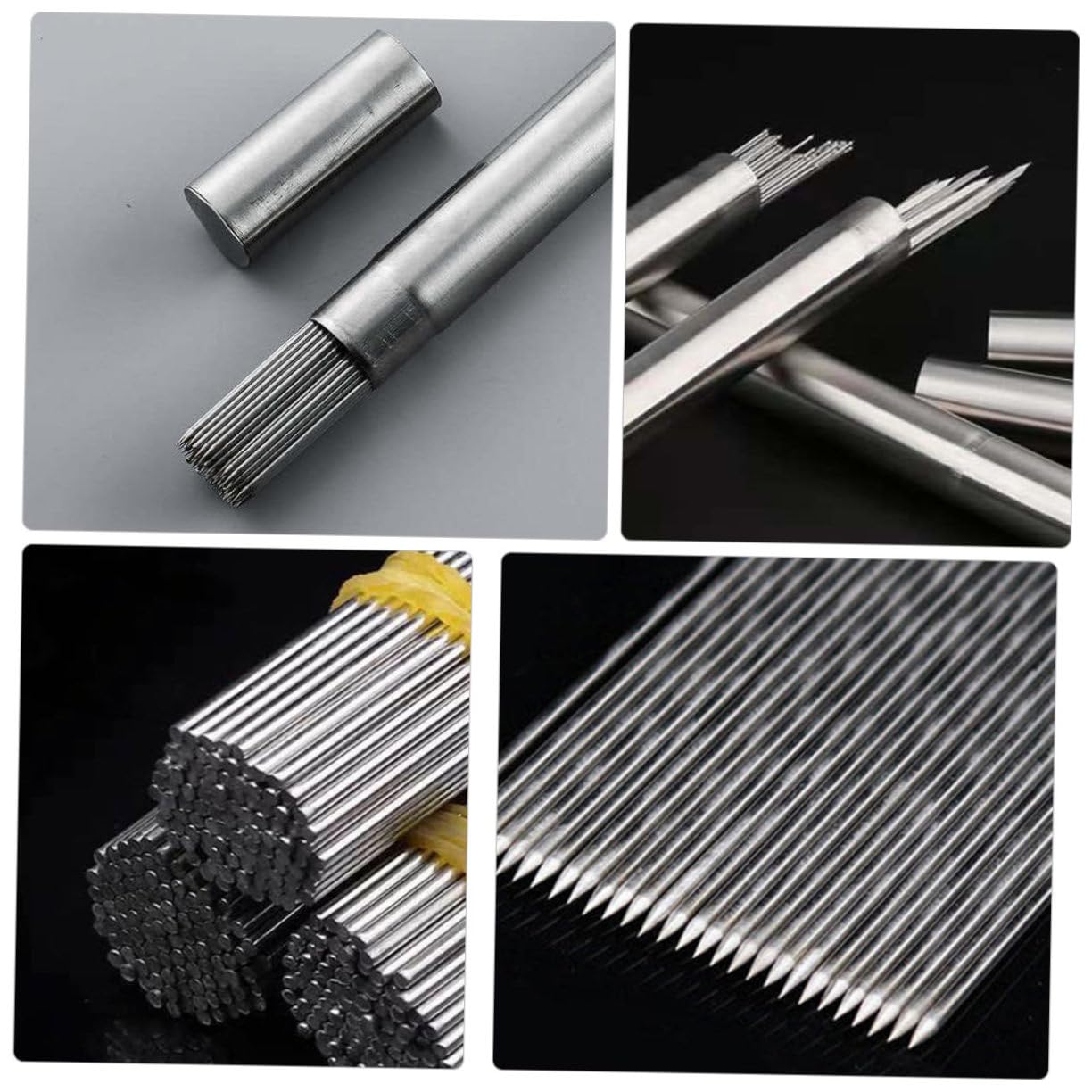 ARTIBETTER 100 piezas Brochetas Redondas de Acero Inoxidable Duraderas para Barbacoa y Picnic Pinchos Reutilizables Estuche Soporte Portátil para Parrilla al Aire