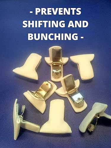 Miniatura 3 de Paquete de 8 clips acolchados JAS Drapery para edredón que evitan que los edredones se muevan dentro de la funda de edredón