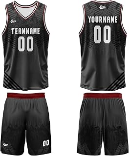 Custom Basketball Jerseys for Men Personalized Jersey Shorts Basketball Uniforms Printed Colors Names and Numbers