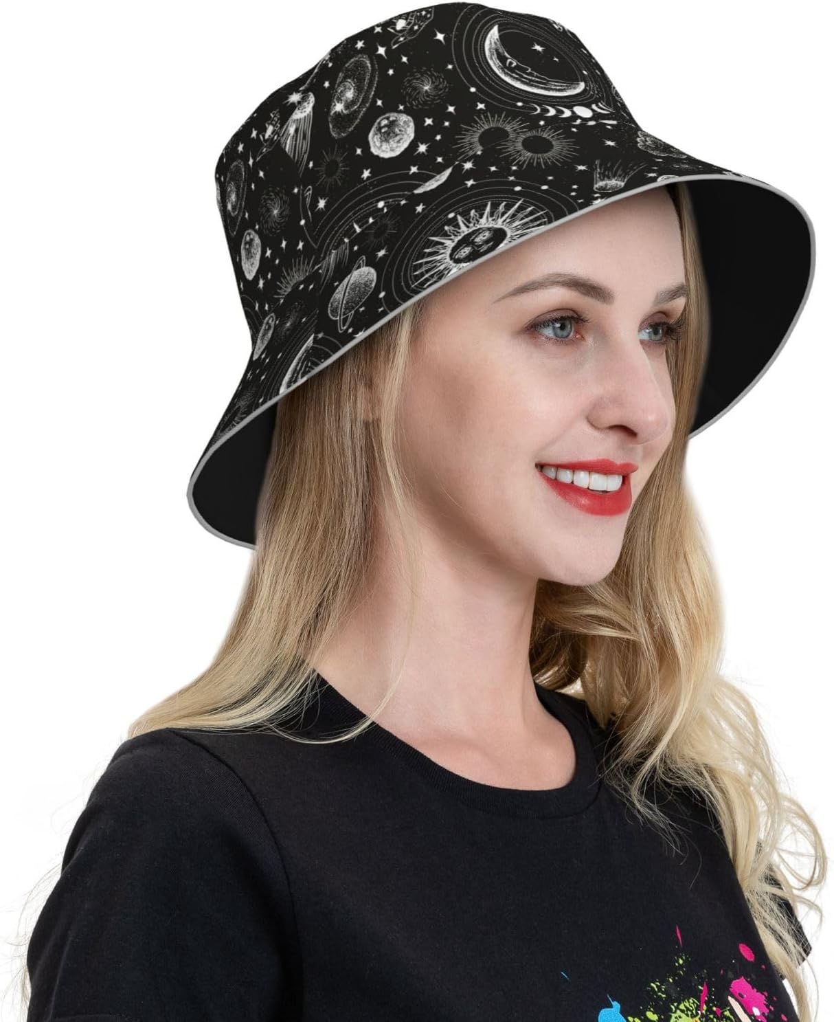 Bucket Hat for Men Women Packable Reversible Printed Summer Hats