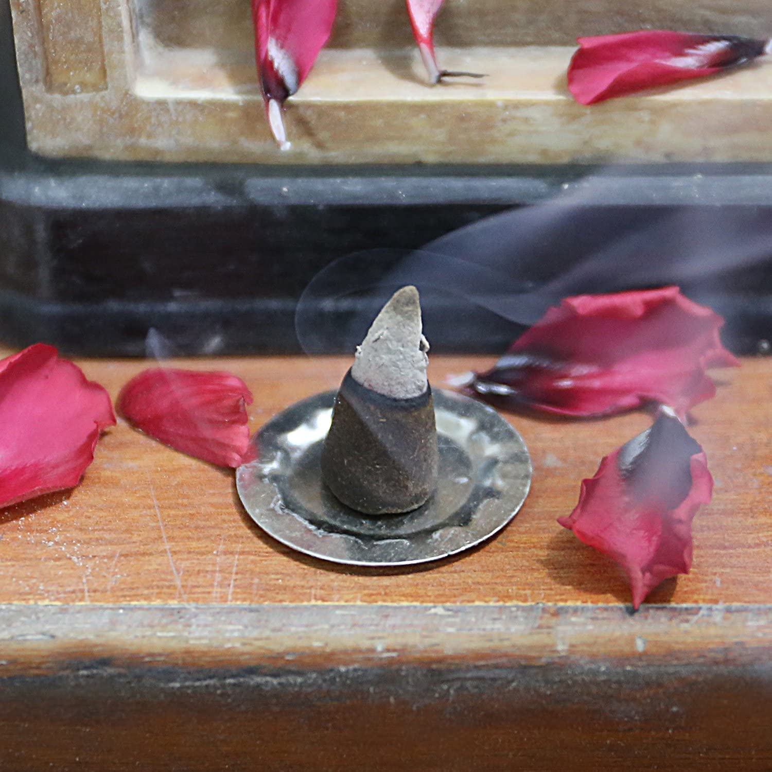 Yajna Conos de incienso y mirra 100% naturales, hechos a mano, orgánicos, sin productos químicos para purificación, relajación, positividad, yoga, meditación, los mejores aromas (60 unidades)