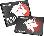 Bestoss 512GB SATA SSD for Pc or Laptop, 2.5" SATA SSD, SATA III 6Gb/s, Internal Solid State Drive, Up to 550MB/s, Computer Storage Upgrade for Office, Students, Home Entertainment