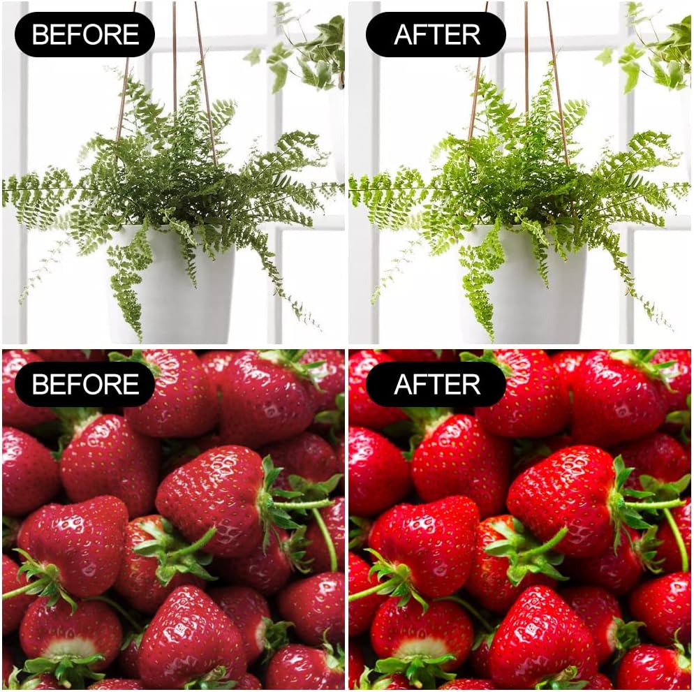 2 Pack LED Grow Light Bulbs A19 Bulb, Full Spectrum Plant Light Bulb, 9W E26 Grow Bulb Replace up to 80W, Grow Light for Indoor Plants, Flowers, Greenhouse, Indore Garden, Hydroponic