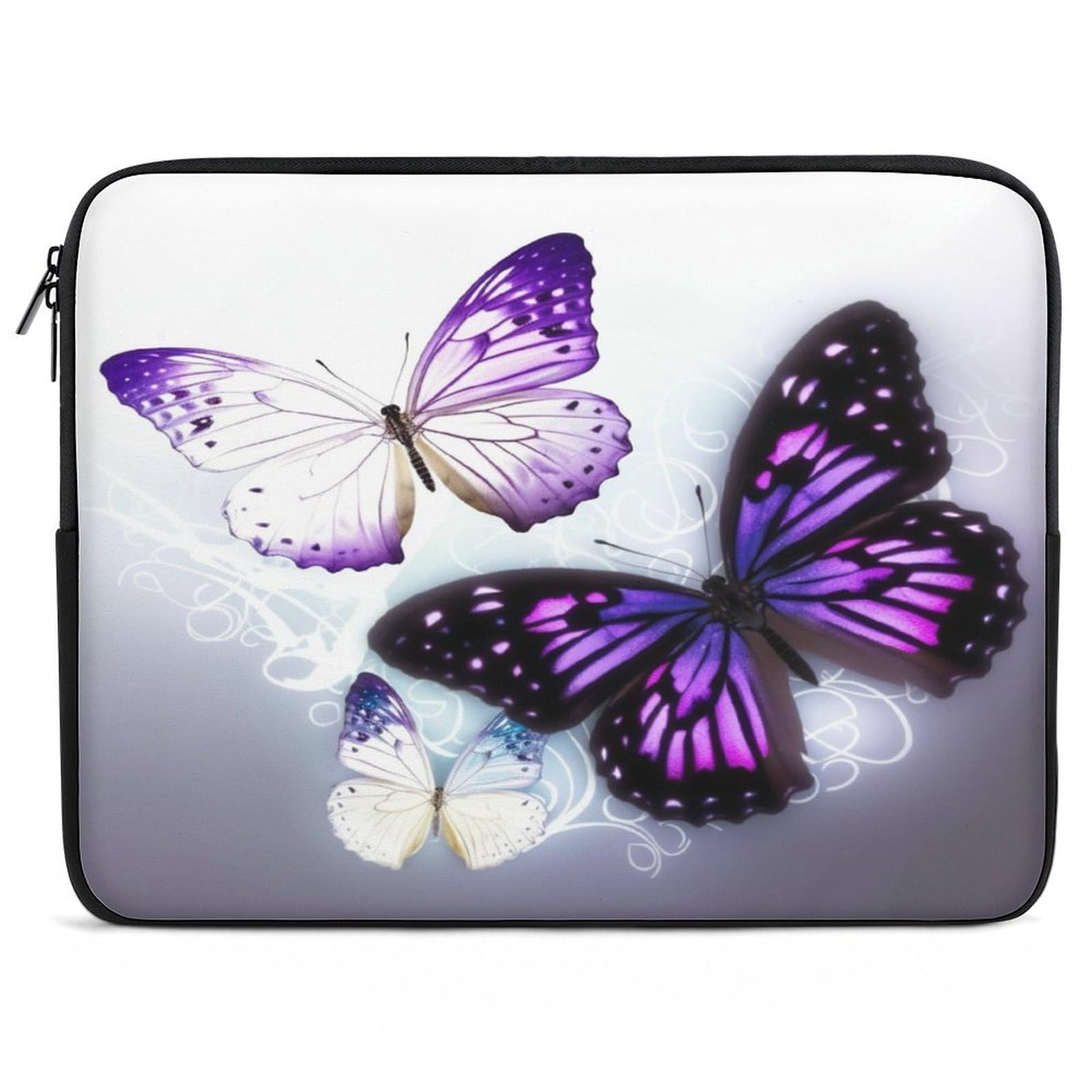 Funda para computadora de 10 a 17 pulgadas impermeable y antigolpes diseño mariposas 8