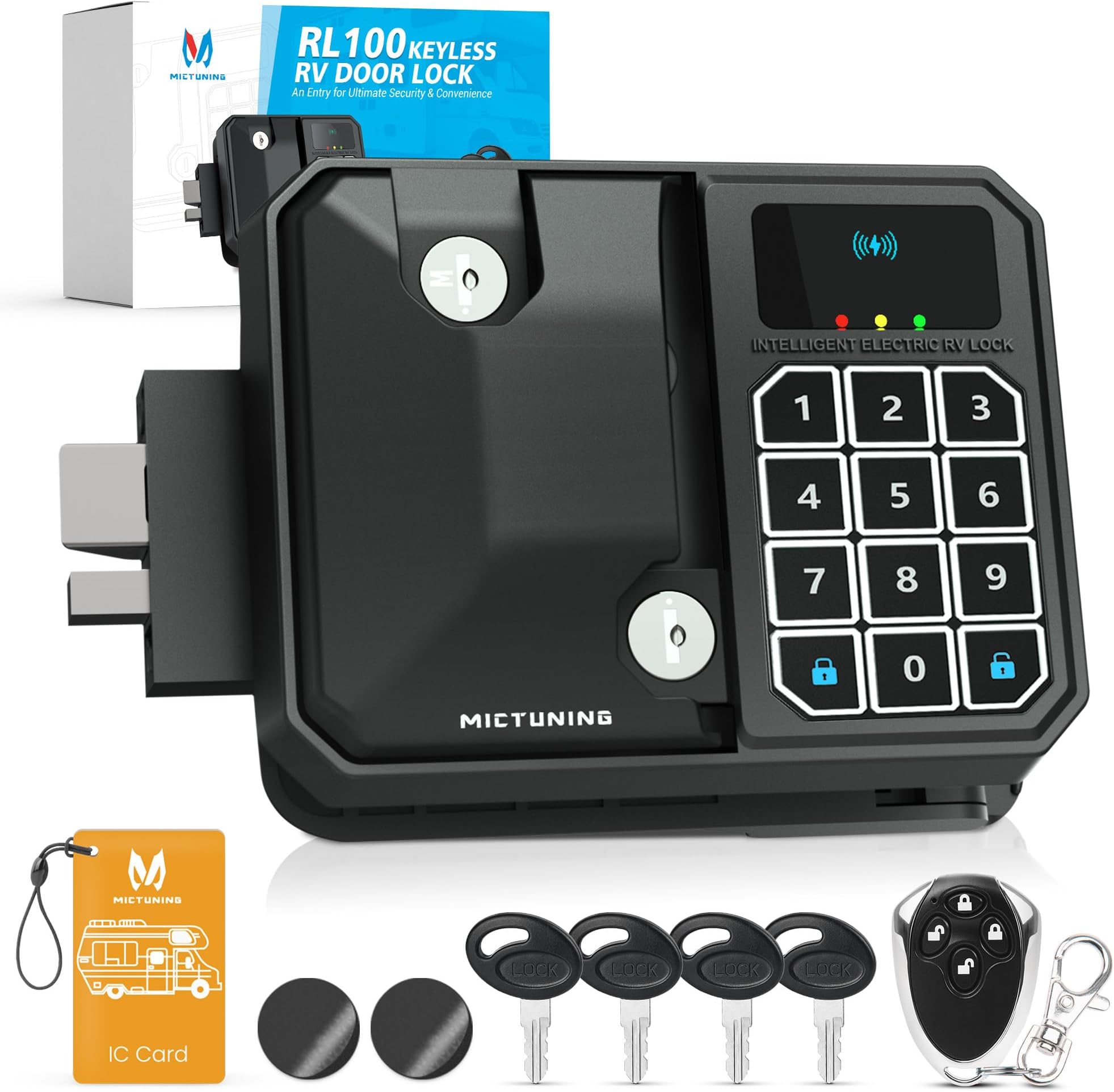 Amazon.com: RVLock Compact and Key Fob Keyless Entry Keypad, RV/5th ...