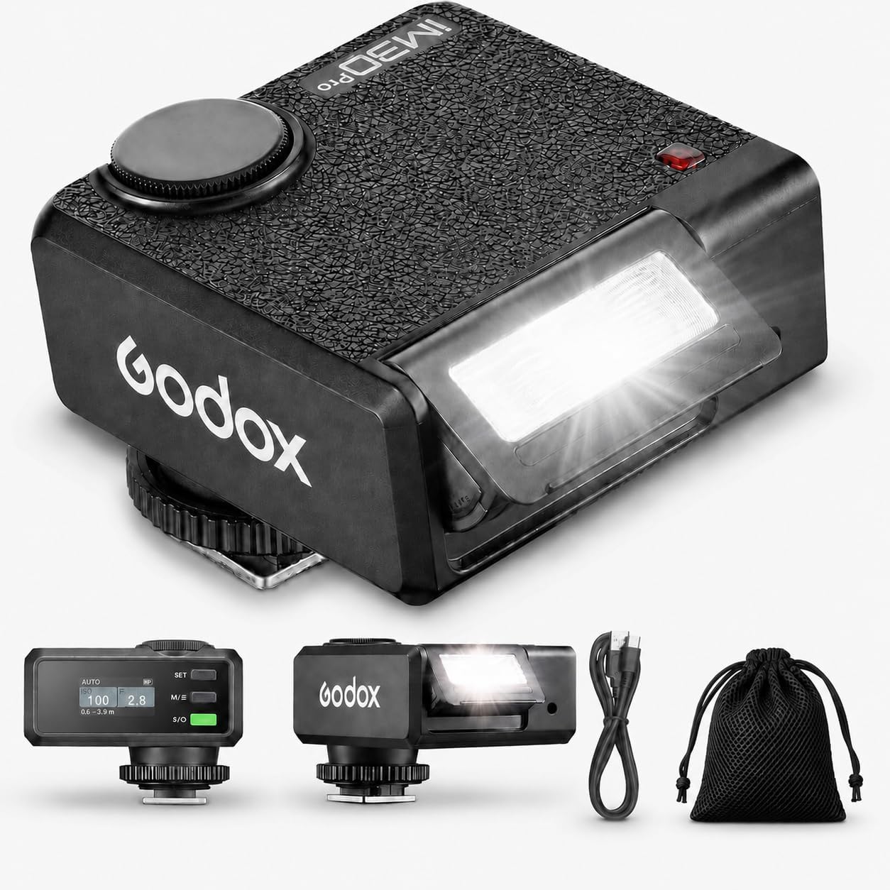Godox Flash Godox iM30 Pro iM30Pro Mini Camera Flash with Storage Bag