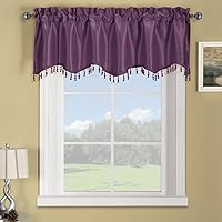 Vista 31 de Royal Hotel Bedding Soho cenefa recta blanca, patrón sólido, 70 x 17 pulgadas