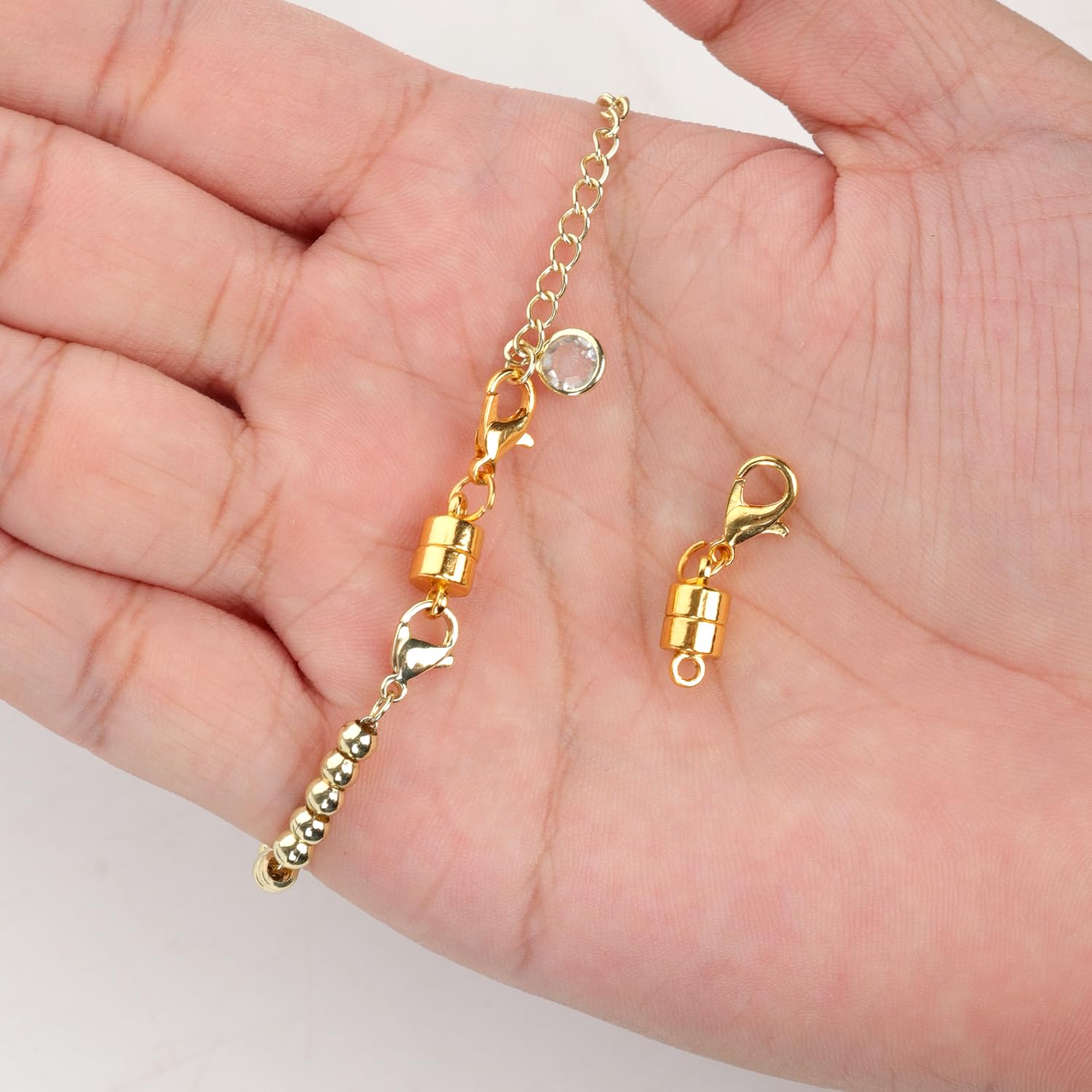 Strong Magnetic Clasps For Jewelry 12X DIY Locking Magnetic