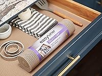 Vista 7 de Duck Non-Adhesive Shelf Liner Select Grip EasyLiner, 12-inch x 20 Feet, Taupe