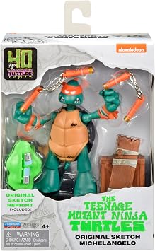 PlayMates TMNT Classic Sketch Turtle FIG Michelangelo