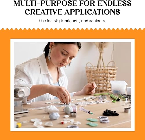 Miniatura 5 de Creative Hobbies® Jeringa aplicadora de pegamento para diamantes de imitación de parte trasera plana y manualidades de pasatiempos, 0.2 fl oz con