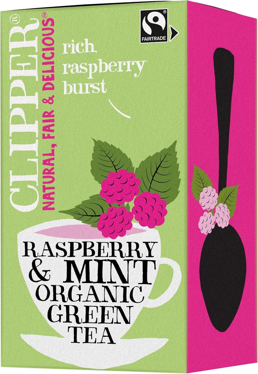 Clipper - Green Tea Raspberry Mint - 20 bags