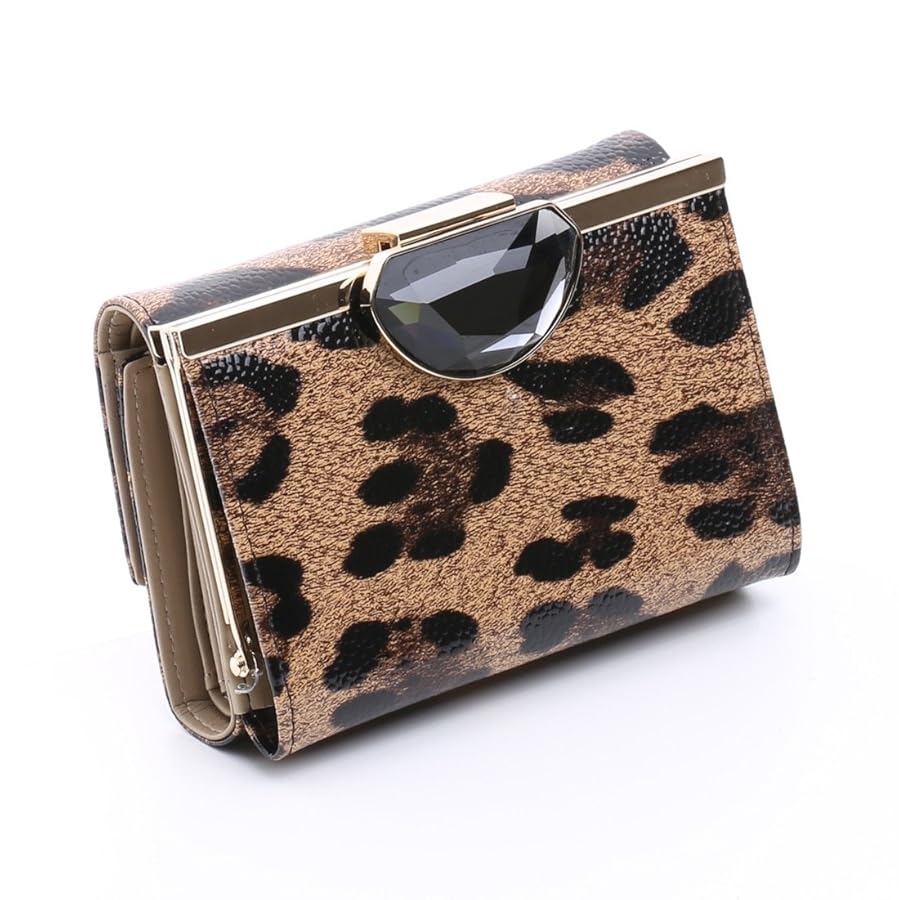 KENZO レオパード柄 三つ折り財布 KENZO ケンゾー 折りたたみ財布 KENZO レオパード柄 三つ折り財布 KENZO ケンゾー 折りたたみ財布