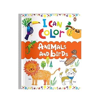 I Can Color: Animals and Birds