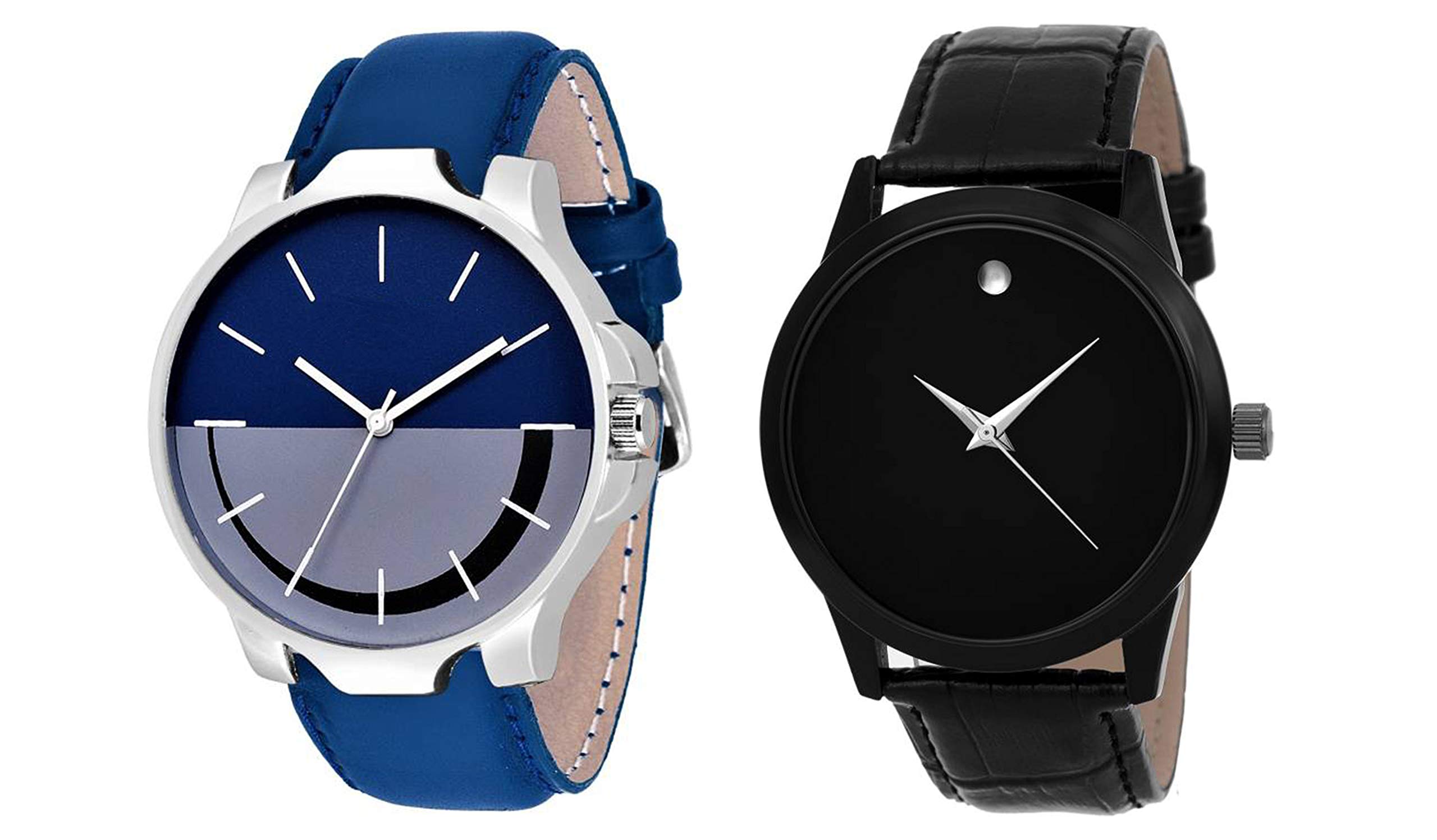 The Shopoholic Analogue Black Blue Dial Combo Watch for Men-(EG-M-001-002) (B07NPNVYSK) Amazon Price History, Amazon Price Tracker
