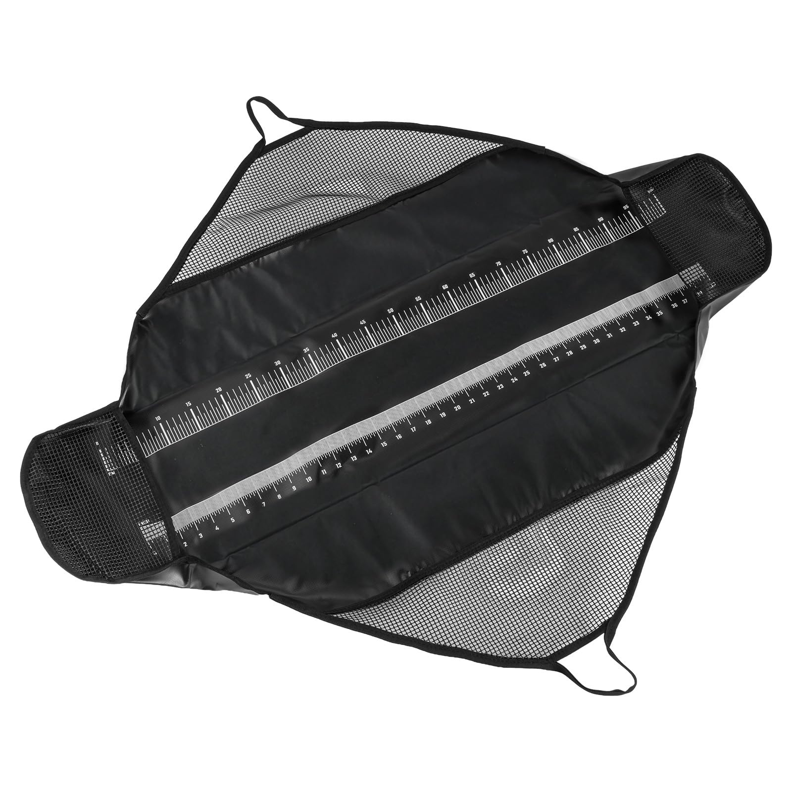 GREENSAPPIRE Fishing Unhooking Mat – Portable Weigh & Measure Fish Sling, Heavy Duty Foldable Fish Bag for Safe Catch Handling, Angler Fish Measuring Ruler