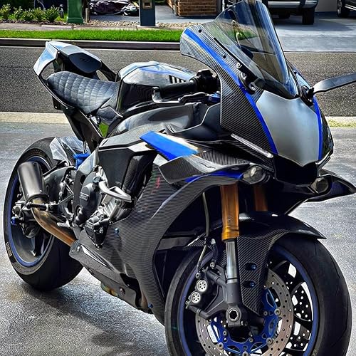 Miniatura 3 de EMLEVO Espejo retrovisor giratorio ajustable para motocicleta Yamaha YZFR6 YZF R6 R6S 2004-2015 (color negro 1)