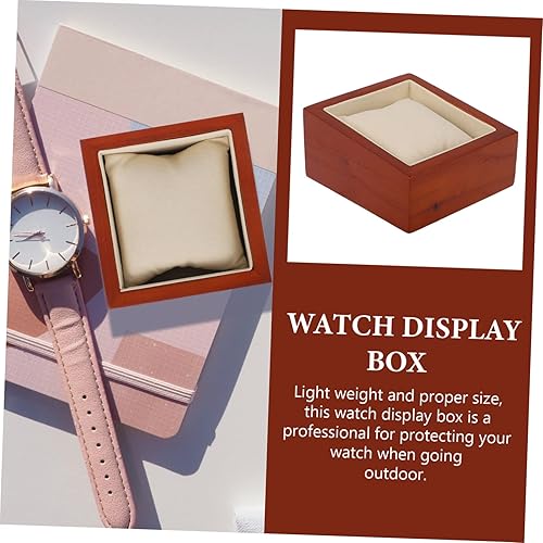 Miniatura 8 de Watch Display Box Bracelet Wood Tray Ring Bracelet Vintage Watches for Men Propose Bracelet for Men Wooden Trays Mens Jewelry Tray Wooden Watch