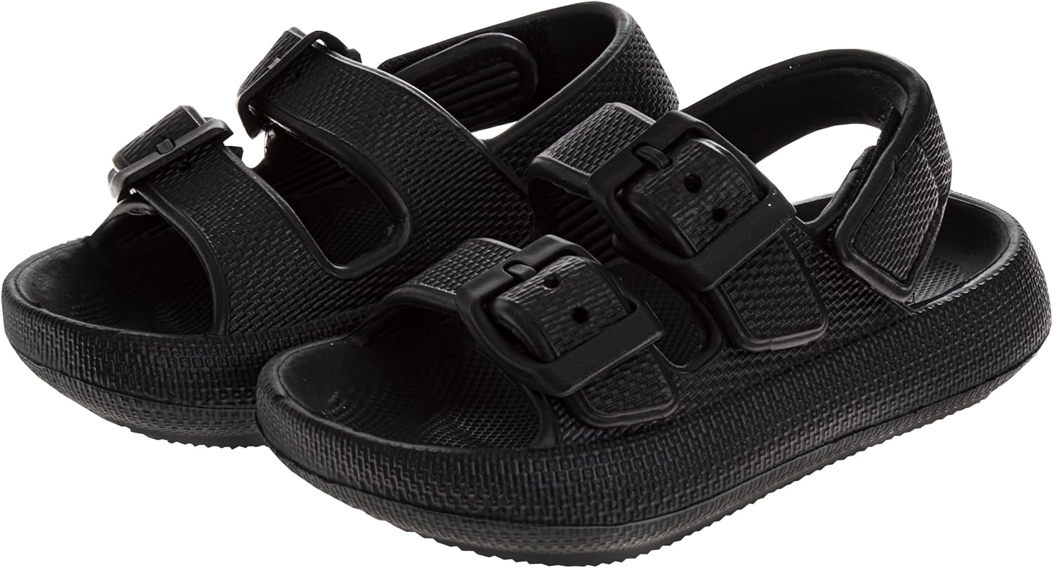 Josmo Kids Jelly Sandals Open Toe Strap Summer Pool Beach Shoes for Boys and Girls (Size 5-10 Toddler)