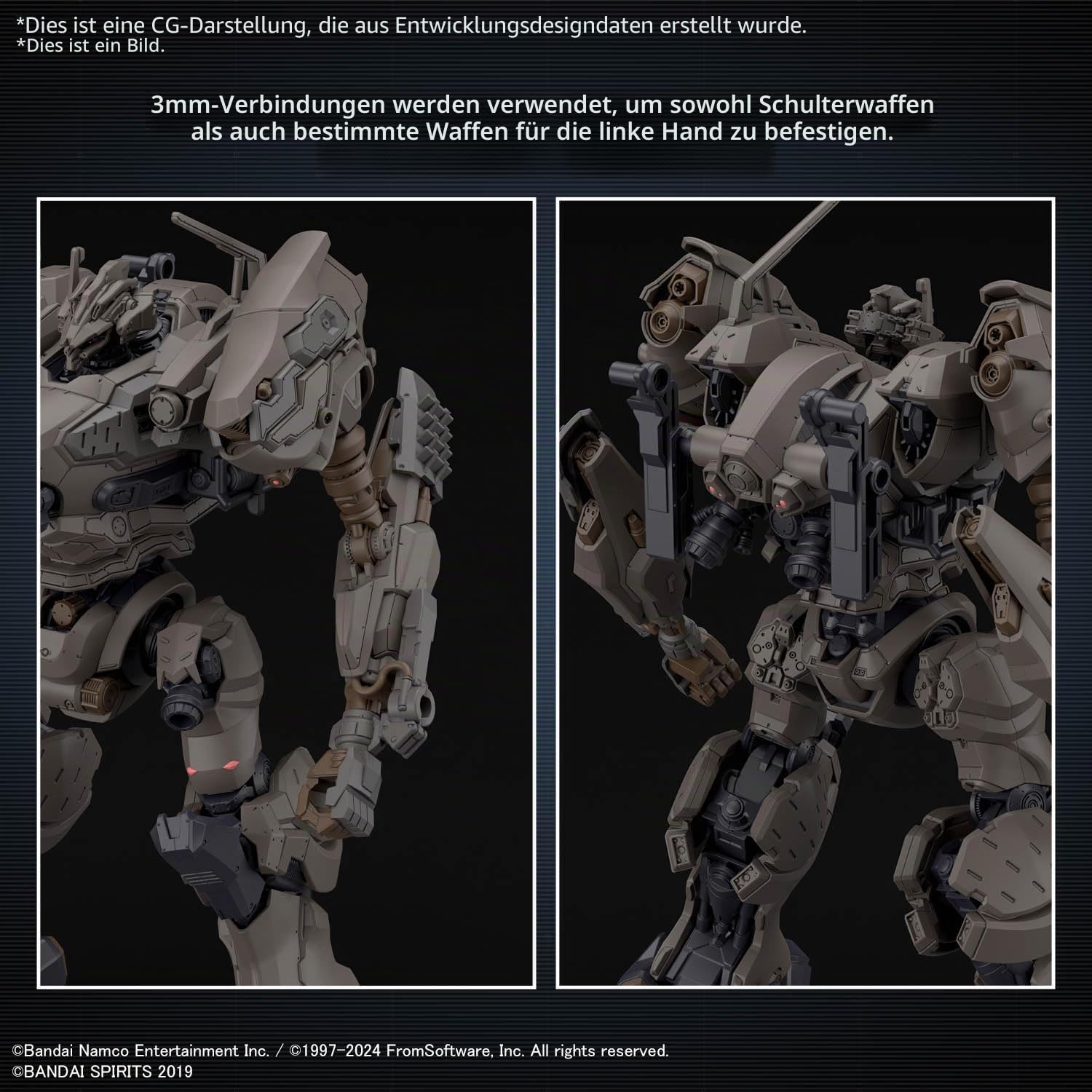 Bandai Hobby - Armored Core VI Fires of Rubicon - #01 Rad CC-200 Orbiter Nightfall 30MM 1/144 Model Kit