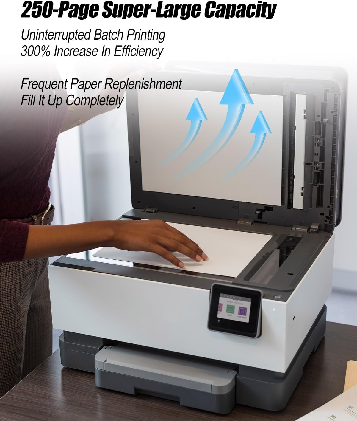 Paper Input Tray 2 Replacement Fit for HP OfficeJet Pro 9020 9025e 9023 9135e, Only Paper Input Tray